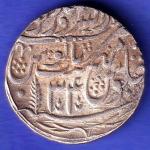 Maratha Conf. Ry 34 Shah Alam Saharanpur Mint One Rupee Rare Silver Coin  SK32