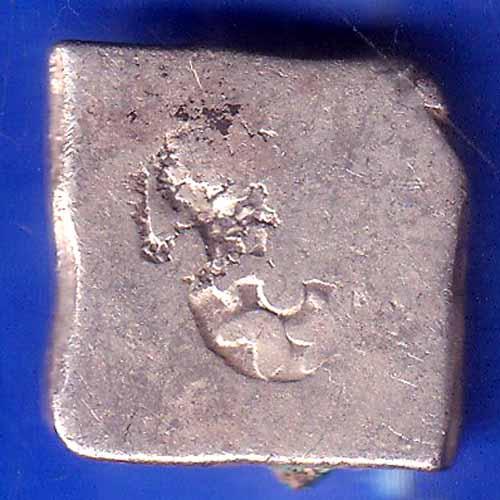 ANCIENT INDIA MAURYAN PERIOD ANIMAL STANDING MAGADH DYNASTY SILVER PUNCHMARK ANH2277