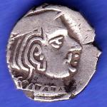 Ancient India Kshtrap Dynasty Kings Portrait Silver Coin SK142