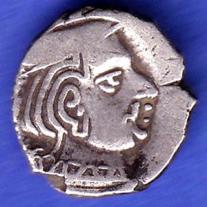 Ancient India Kshtrap Dynasty Kings Portrait Silver Coin SK142