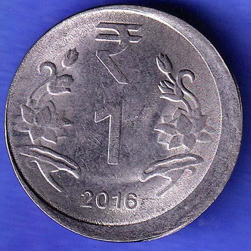 republic india 2016 ONE RUPEE COIN SK532