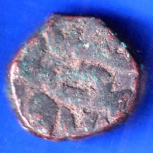 Mughals Akbar Narnol Mint Half Dam Rare Copper Coin ANH2828