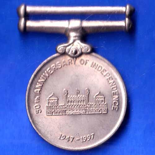 MEDAL:- 50TH ANNIVERSARY OF INDEPENDENCE 1947-1997 MEDAL ANH1776