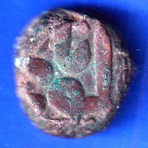 Mughals Akbar Narnol Mint Half Dam Rare Copper Coin ANH2828