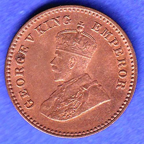 BRITISH INDIA 1936 GORGE VI KING 1/12 ANNA COPPER COIN SK444