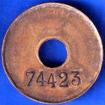 TOKEN 74423 CALCUTTA P&A OFFICE TOKEN ANH2126