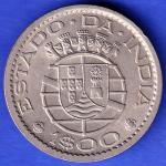 PORTUGUESE INDIA GOA 1 ESCUDO 1959 COIN HSK431