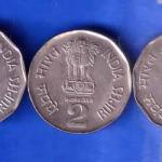 SET OF 3 REPUBLIC INDIA TWO RUPEE 1995 ,  2000 (2)  COINS ANH1832