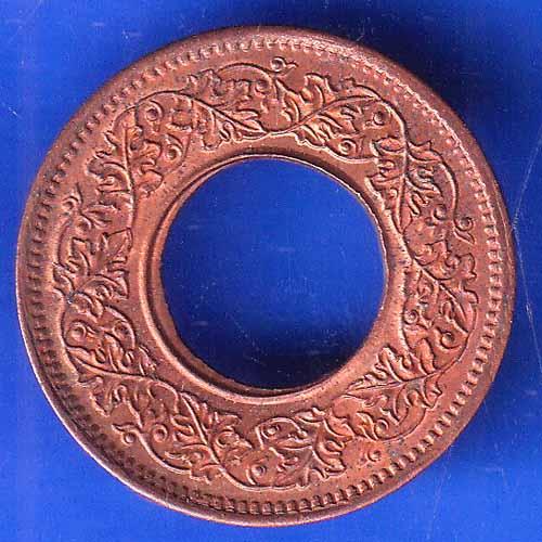 British India 1945 Bombay Mint George VI King 1 Pice Copper Coin ANH2280