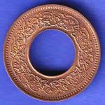 British india king bombay mint george vi 1947 one pice beautiful copper Coin HSK627