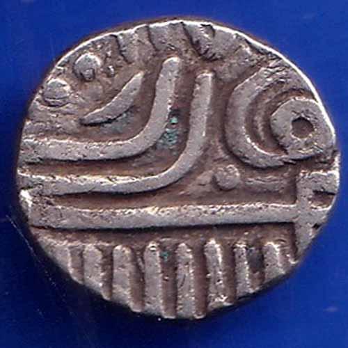 Nawanagar State Shree Jamji Half Kori Silver Coin ANH1427