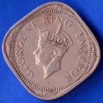 British India 1940 George VI King 2 Anna Coin ANH234