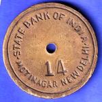 bank token : state bank of india motinagar new delhi 14 SK38