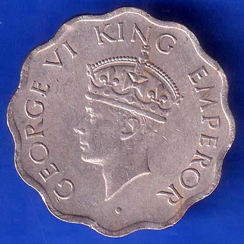 British India 1946 NOIDA MINT George VI King 1 Anna Coin ANH3028