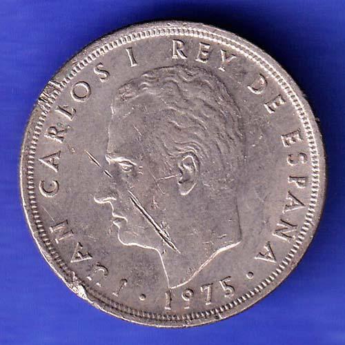 WORLD COIN Spain 5 Pesetas Coin - Juan Carlos I HSK931