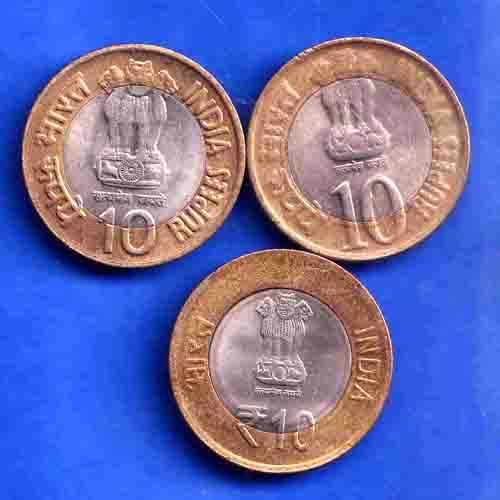 3 Coins Set:- 3 Different Type Of Republic Coins Set ANH3429