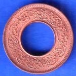 British India 1944 George VI King LAHORE MINT 1 Pice Copper Coin ANH2480