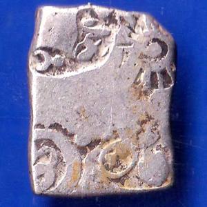 Ancient India Mauryan Period Magadh Dynasty Silver Punchmark ANH2035