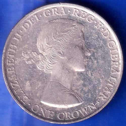 ELIZABETH II DEI-GRA REGINA. GIBRALTAR ONE CROWN NOVEM DECENNIIS GLORIOSE PERACTIS 1926-2016  ANH2678