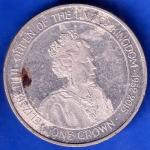 ELIZABETH II QUEEN OF ZIBRALTAR 2015 ELIZABETH II QUEEN OF UNITED KINGDOME ONE CROWN 1952-2015  ANH2679