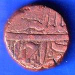 mughals akbar ahmedabad mint one dam coin ANH2986