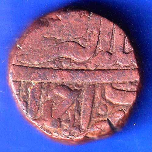 mughals akbar ahmedabad mint one dam coin ANH2986