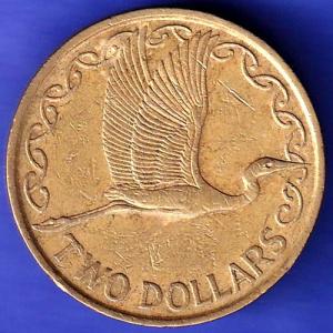 New Zealand 2 Dollars Elizabeth II 1990 HSK933