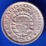 PORTUGUESE INDIA GOA 6 ESCUDO 1959 COIN ANH2787