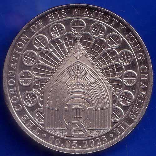 Gibraltar 2023 CHARLES III D.G. REX.F.D. HALF CROWN RARE COIN ANH1431