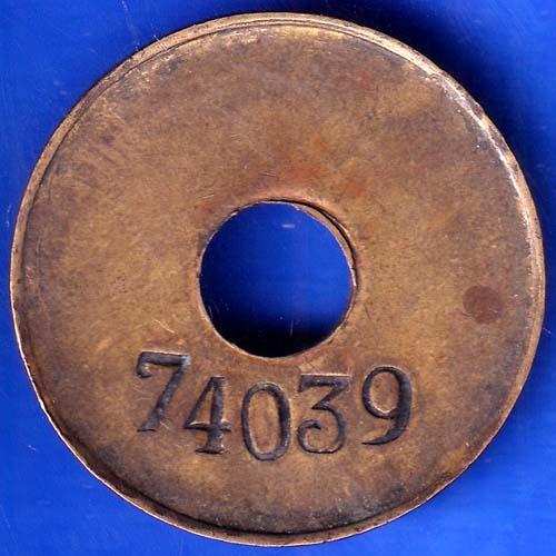 TOKEN 74039 CALCUTTA P&A OFFICE TOKEN ANH337