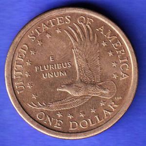 United States (USA) 1 Dollar "Sacagawea Dollar" 2000 Coin HSK937