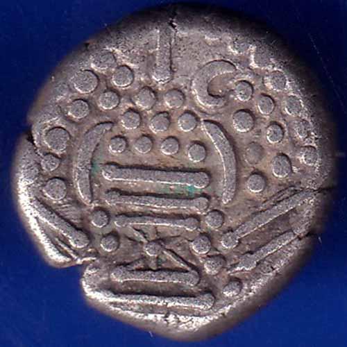 ANCIENT INDIA GADHAYA DYNASTY KING PORTRAIT COIN ANH1537