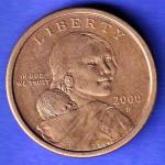 United States (USA) 1 Dollar "Sacagawea Dollar" 2000 Coin HSK937