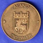 Finland 10 Markkaa Aland 1991 tio deler tio mark  SK545