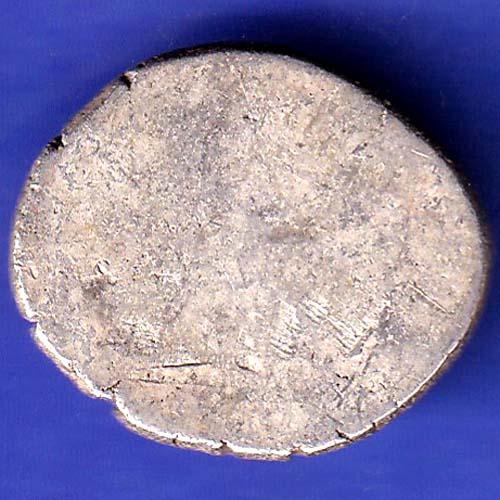 ANCIENT INDIA MAURYAN PERIOD MAGADH DYNASTY SILVER PUNCHMARK SK53