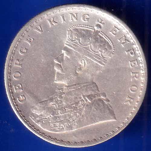 British India 1911 George V King One rupee Rare Coin ANH1539
