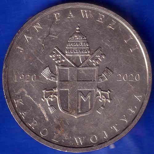 KAROL WOJTYLA 1920-2020 JAN PAWEL II RARE COIN ANH1139