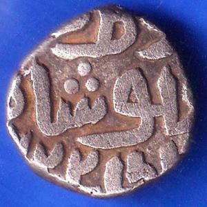 DELHI SULTAN TUGHLOUQUE SHAH 4 GANI COIN ANH2534