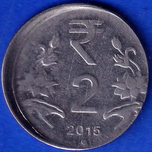 Republic India Noida Mint 2015 2 Rupees coin ANH47