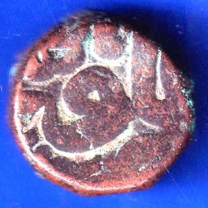 MUGHALS AKABAR ONE DAM COPPER COIN ANH2441