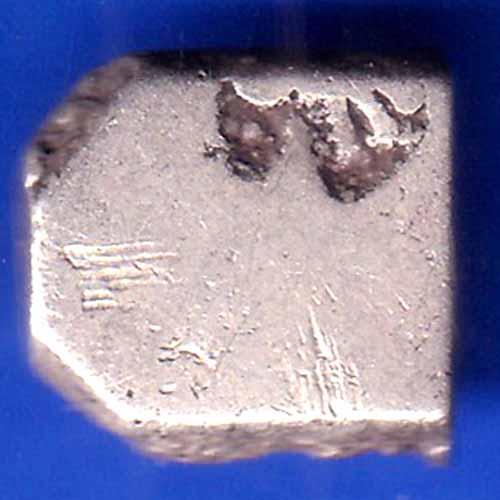 ANCIENT INDIA MAURYAN PERIOD MAGADH DYNASTY SILVER PUNCHMARK ANH2587