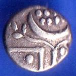 TRAVANCORE STATE RAJARAM VERMA IV SILVER CHUKRAM COIN ANH2536