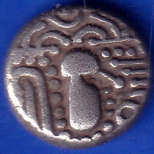 Ancient India Gadhaya Dynasty King Portrait Coin ANH200