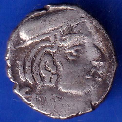 Ancient India Kshatrap Dynasty Kings Portrait Silver Coin ANH741