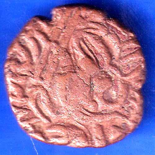 Ancient India Raja Raj Chola Chola Octopus Man Coin ANH2737