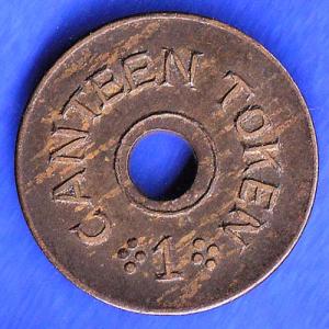 canteen token: D.C.C. SIKA 1 TOKEN ANH3246
