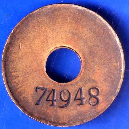 TOKEN 74948 CALCUTTA P&A OFFICE TOKEN ANH2340