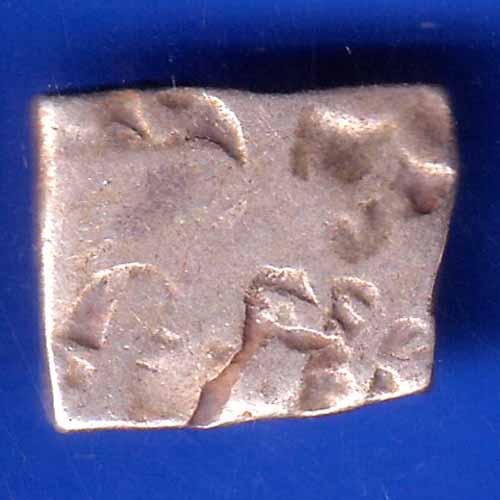 ANCIENT INDIA MAURYAN PERIOD MAGADH DYNASTY SILVER PUNCHMARK ANH2888