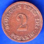 Deutsches Reich 2 Pfennig 1913 F Wilhelm ANH3043