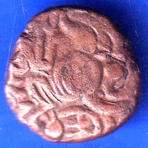 Ancient India Raja Raj Chola Chola Octopus Man Coin ANH2594